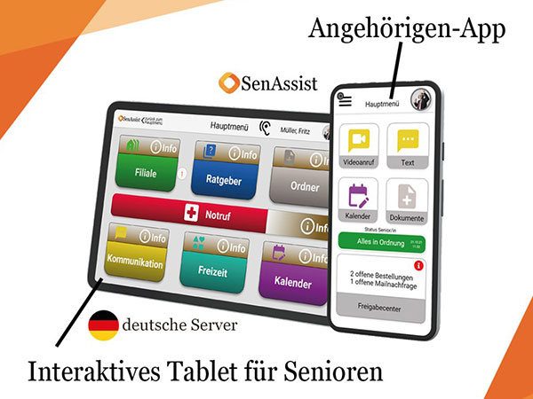 Tablet für Senioren: Vereinfachte Bedienung durch optimierte Nutzeroberfläche