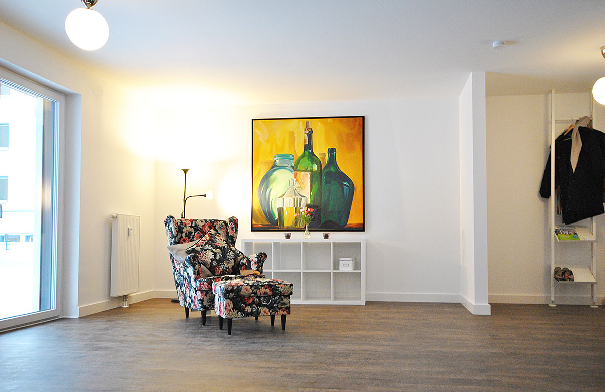 Wohnbereich (Musterwohnung)